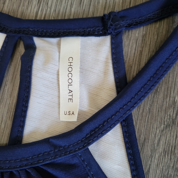 CHOCOLATE Halter Tank - Picture 3 of 5